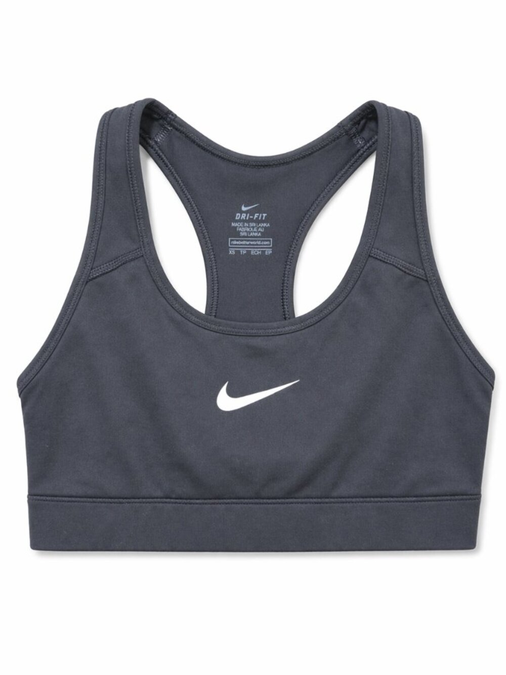 Nike Women’s Black Sports Bra, Sleek And Comfy, Size XS